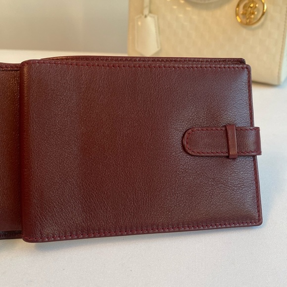 Gucci • Bordeaux Leather Wallet *Unisex* - Picture 6 of 17